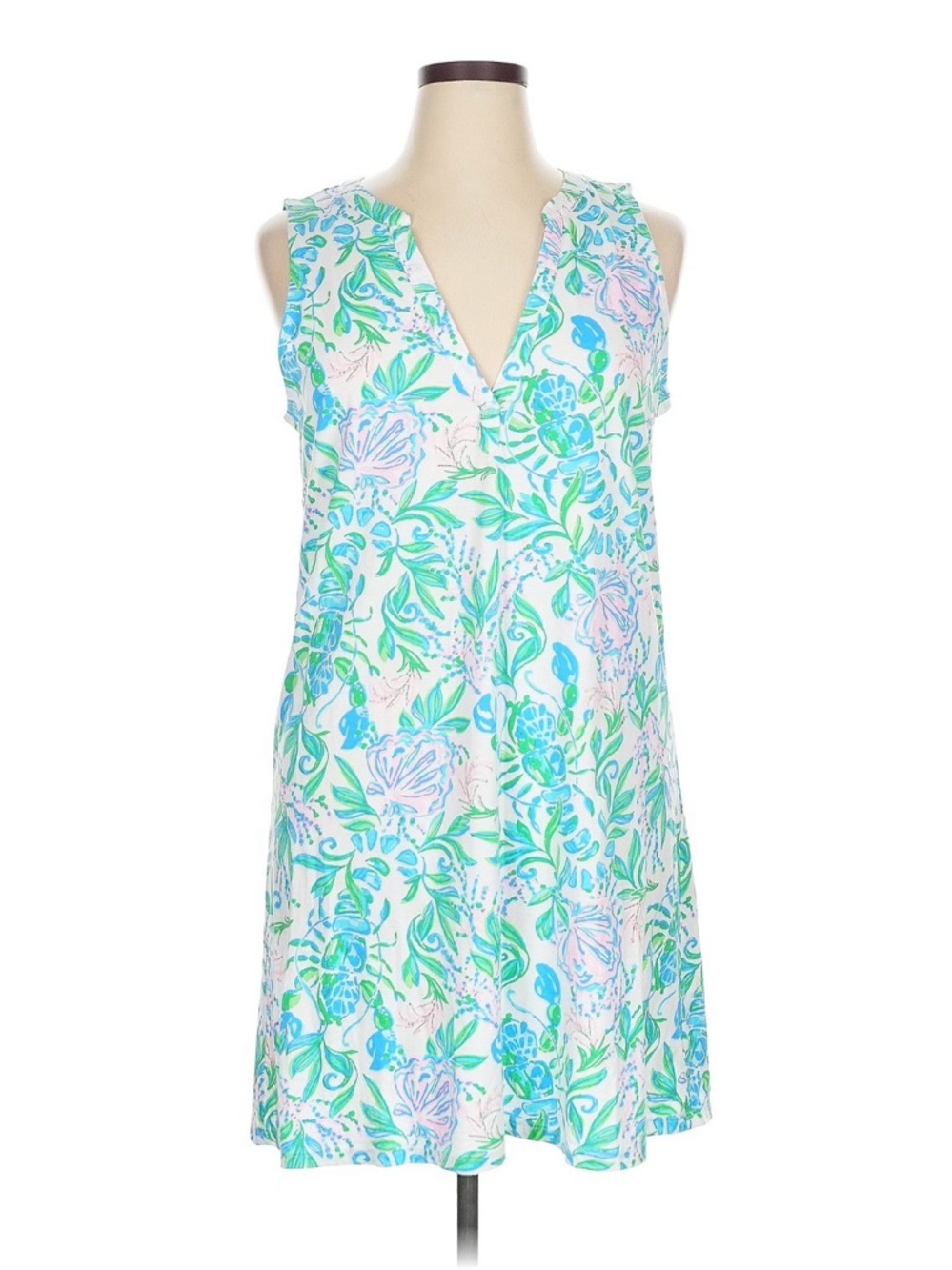 Lilly Pulitzer Sleeveless Dev Dress in Resort White Just a Pinch